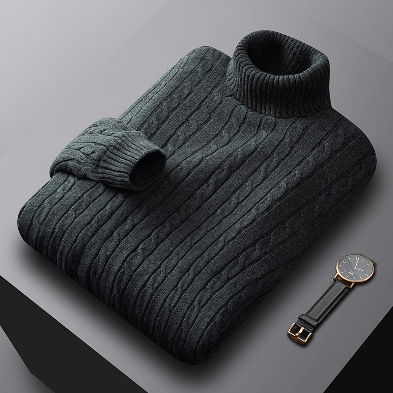 Cardigan Uomo in Maglia con Colletto e Bottoni