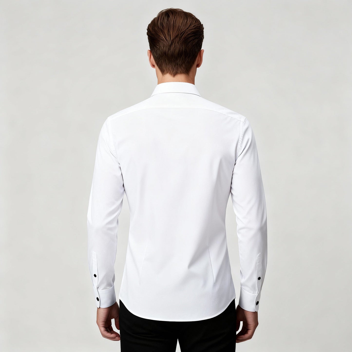 Camicia Uomo Slim Fit con Bottoni Stile Formale