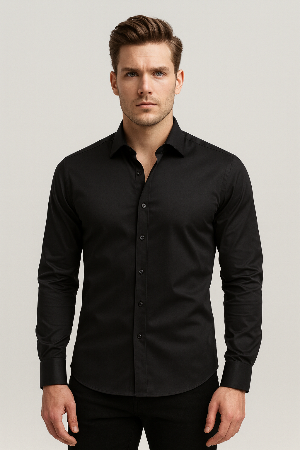 Camicia Uomo Slim Fit Collo Button-Down - Brentozzi
