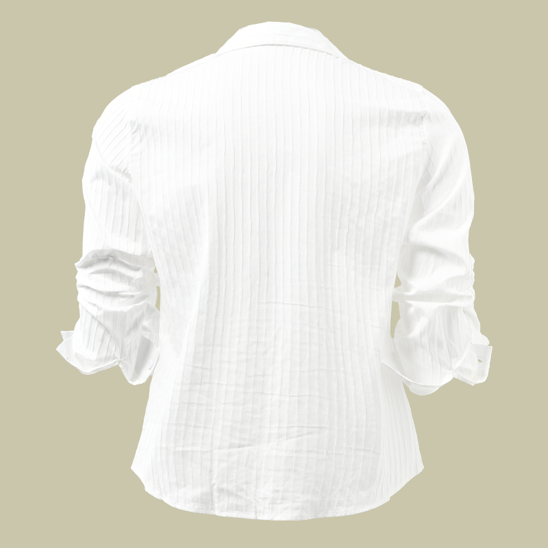 Camicia Uomo Slim Fit Costine Bottoni