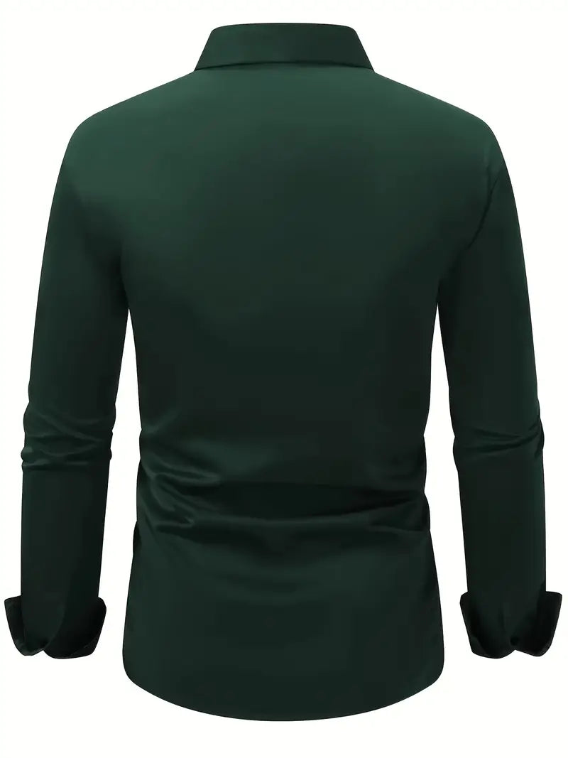 Camicia Uomo Su Misura Manica Lunga con Bottoni