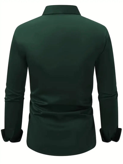 Camicia Uomo Su Misura Manica Lunga con Bottoni