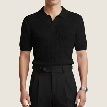 Polo Uomo Maglia Strutturata Manica Corta