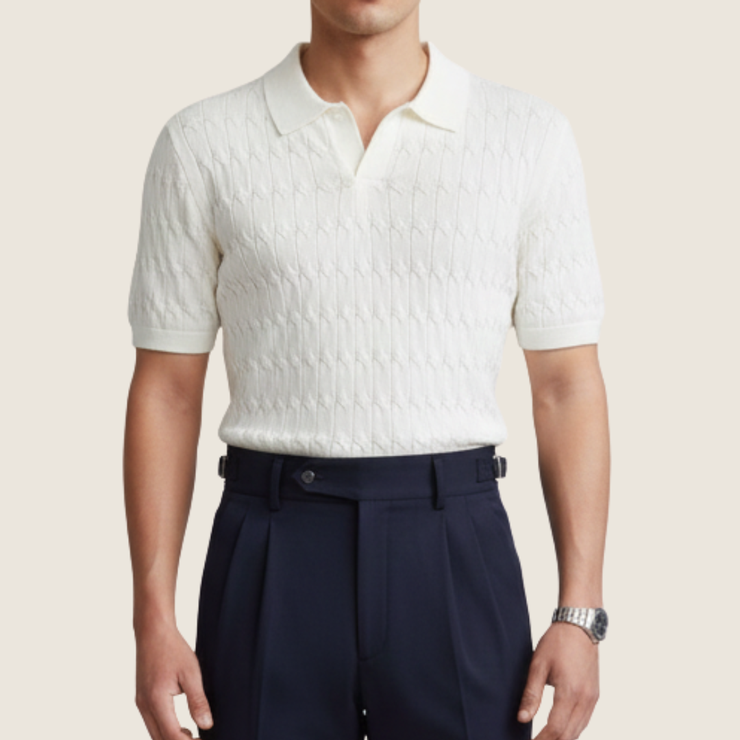 Polo Uomo Maglia Strutturata Manica Corta - Brentozzi