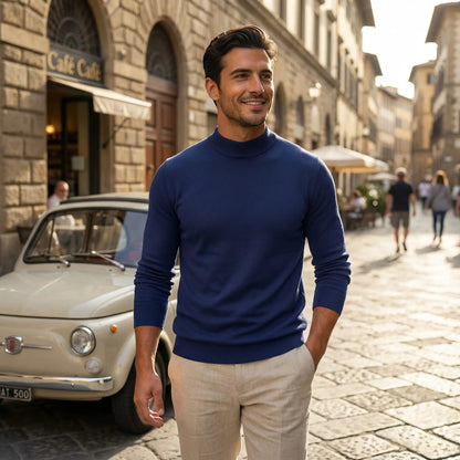 Maglia Uomo Collo Alto Manica Lunga
