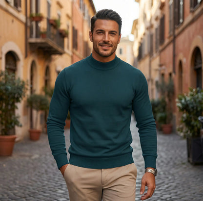 Maglia Uomo Collo Alto Manica Lunga