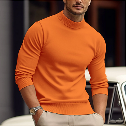 Maglia Uomo Collo Alto Manica Lunga