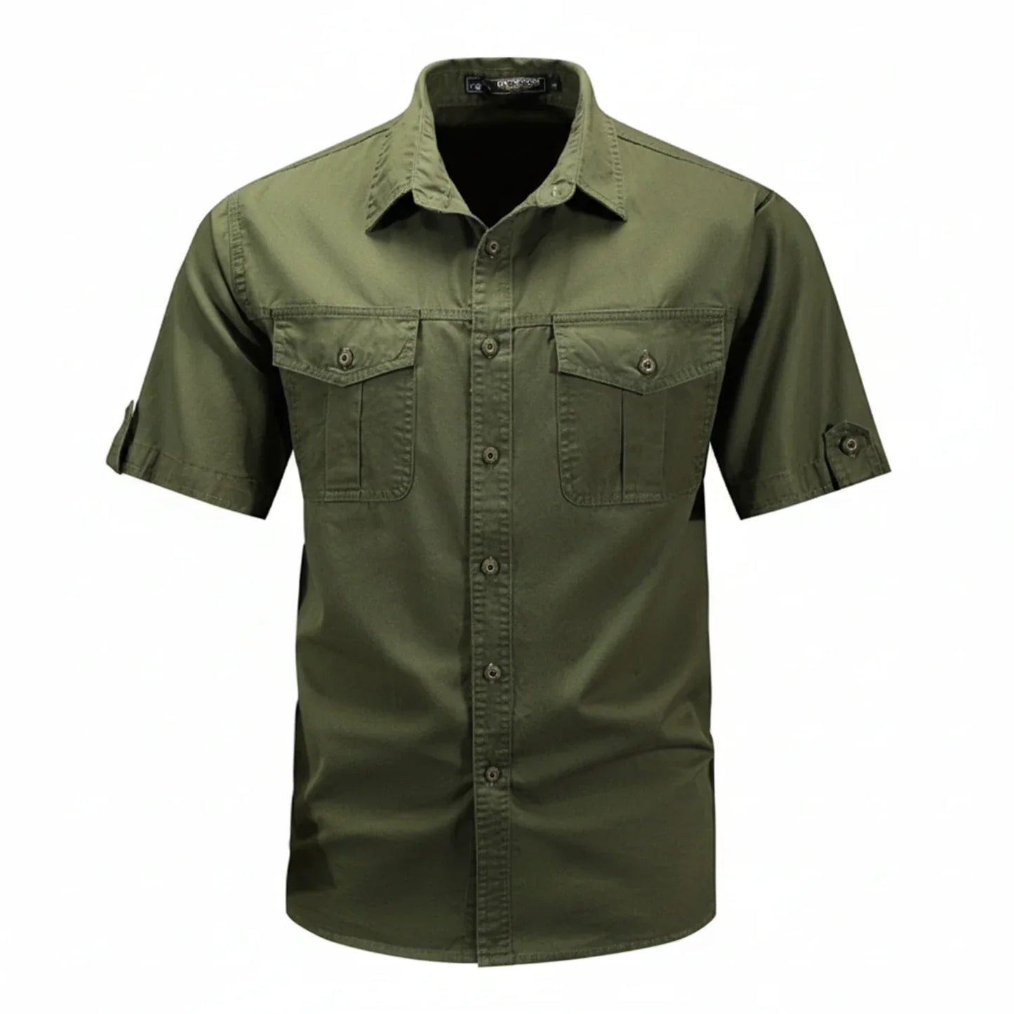 Camicia Uomo Manica Corta Tessuto Tecnico Tasche Funzionali - Brentozzi