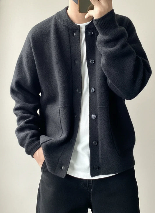 Cardigan Uomo Casual in Maglia con Bottoni - Brentozzi