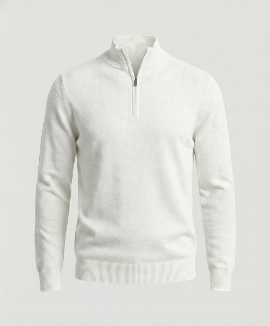 Maglione Uomo in Lana Merino Scollo a V Elegante