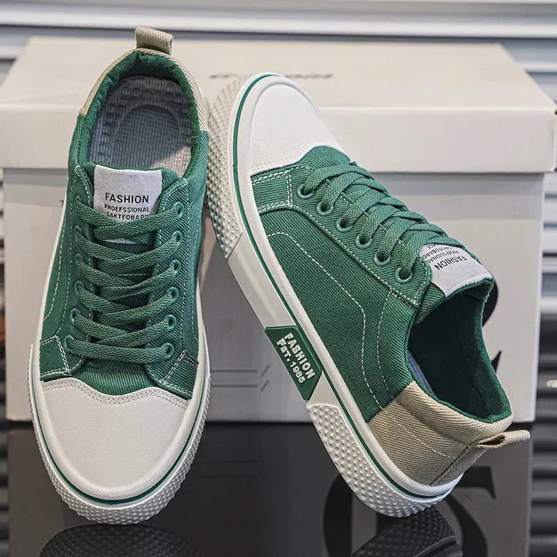 Sneaker Bassa Unisex Tela con Lacci