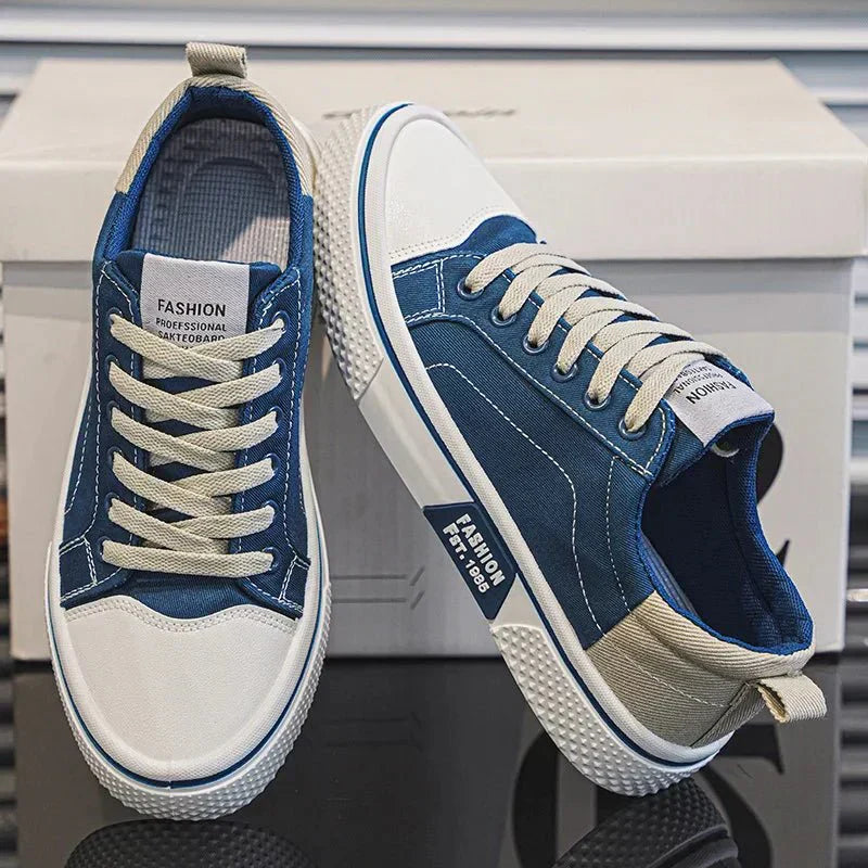 Sneaker Bassa Unisex Tela con Lacci