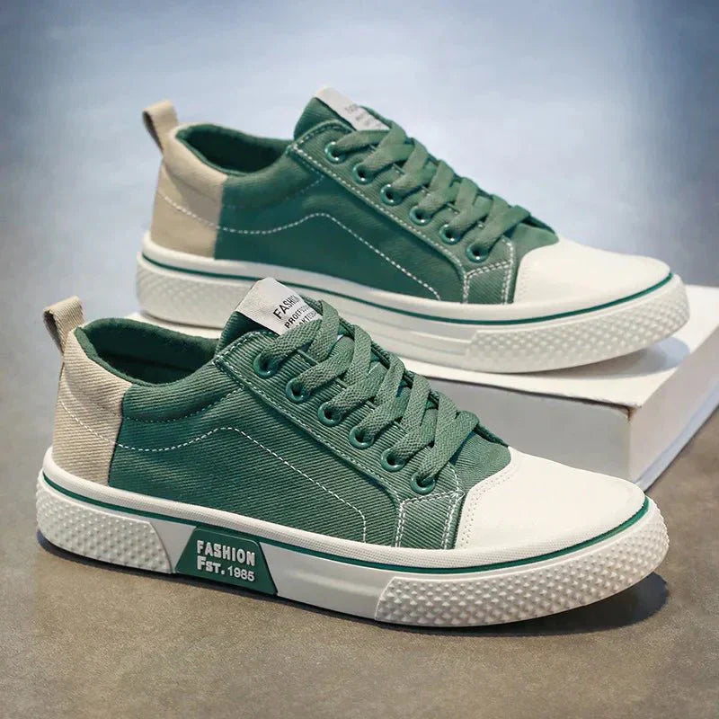 Sneaker Bassa Unisex Tela con Lacci