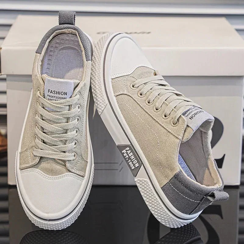 Sneaker Bassa Unisex Tela con Lacci