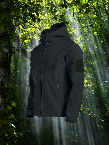 Giacca Outdoor Uomo Impermeabile Taglio Dritto
