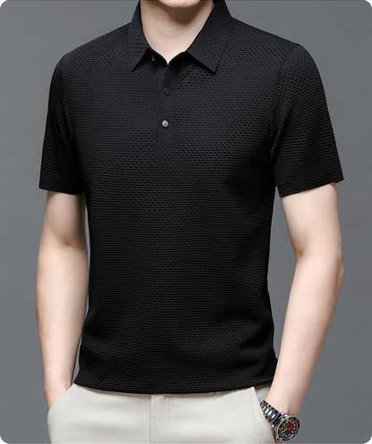 Polo Uomo in Mesh Vestibilità Regular