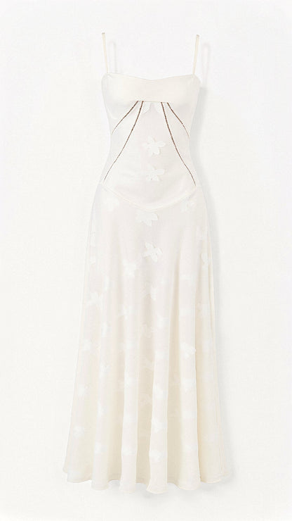 Abito Maxidress Donna Stile Boho Motivo Farfalle