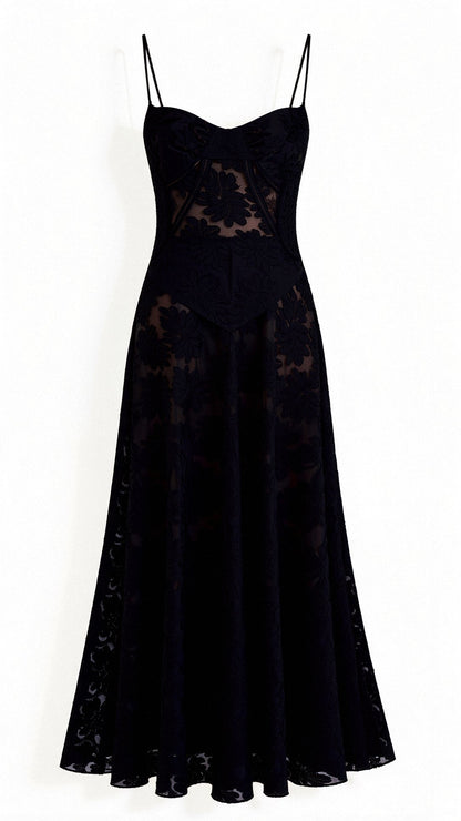 Abito Maxidress Donna Stile Boho Motivo Farfalle