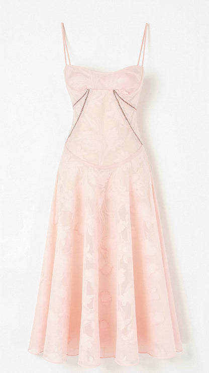 Abito Maxidress Donna Stile Boho Motivo Farfalle