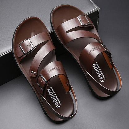Sandali Uomo Classici con Fibbia Regolabile