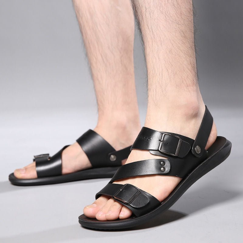 Sandali Uomo Classici con Fibbia Regolabile