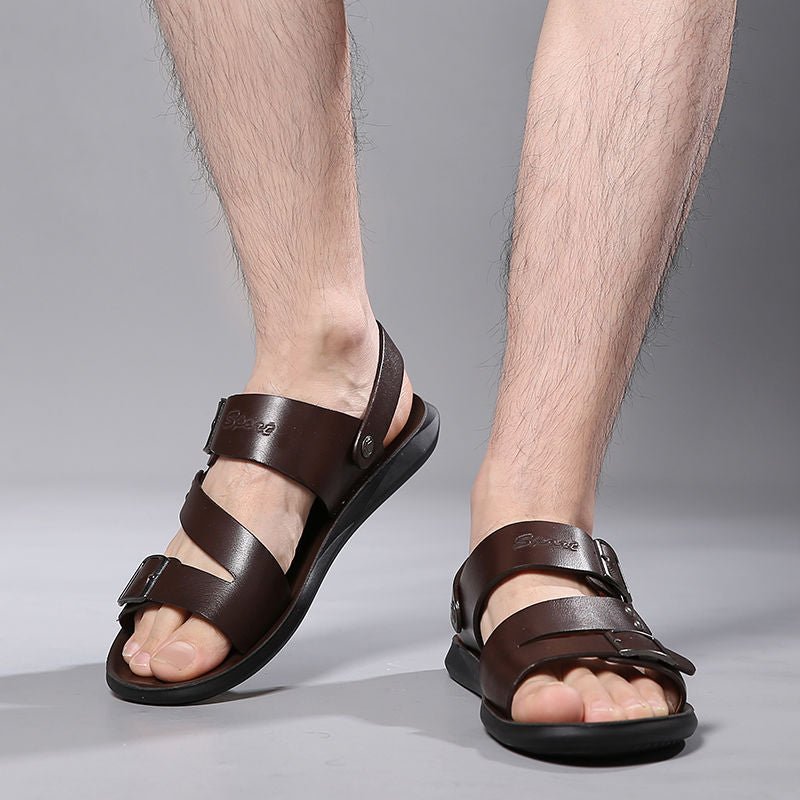 Sandali Uomo Classici con Fibbia Regolabile