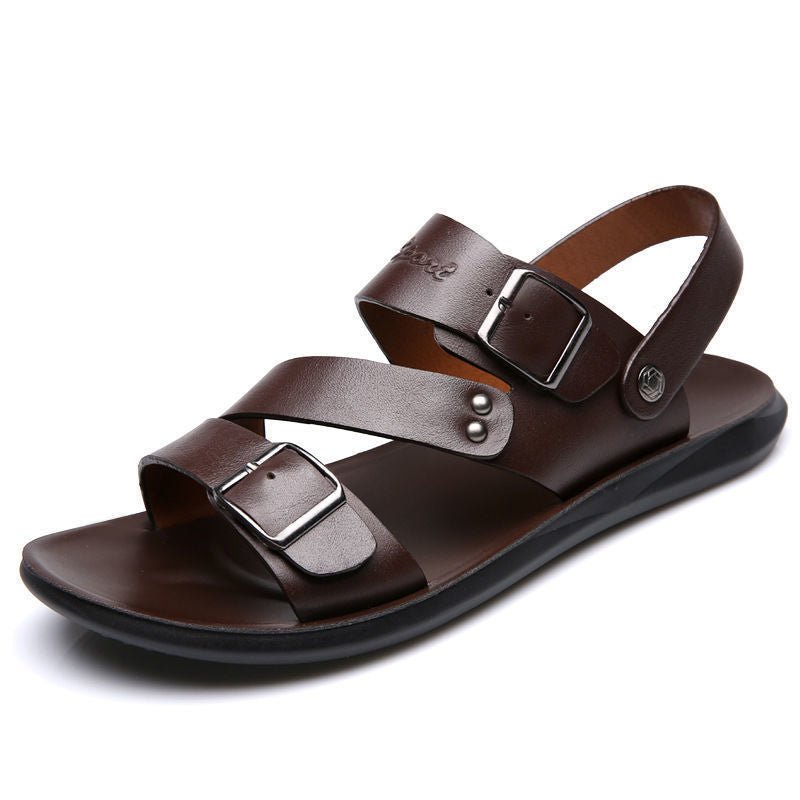 Sandali Uomo Classici con Fibbia Regolabile