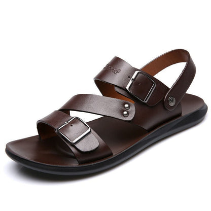 Sandali Uomo Classici con Fibbia Regolabile