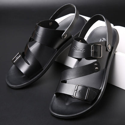 Sandali Uomo Classici con Fibbia Regolabile