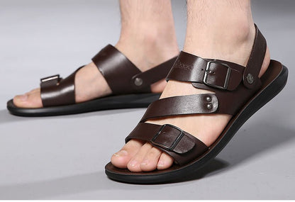 Sandali Uomo Classici con Fibbia Regolabile