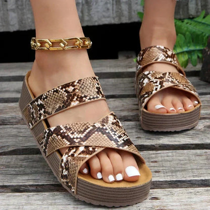 Sandali Donna Platform Fascia Ampia