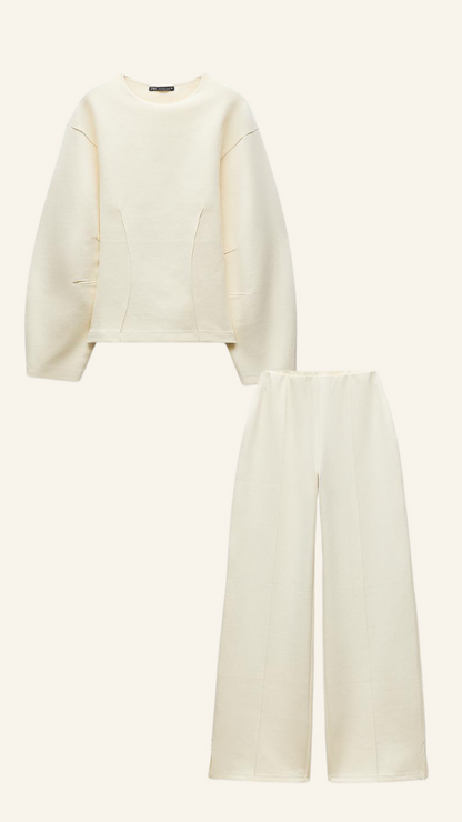 Completo Donna Oversize e Pantaloni Larghi Linea Definita - Brentozzi