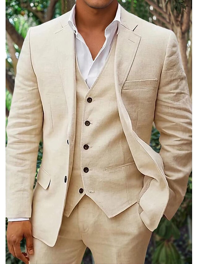 Completo Uomo Tre Pezzi Blazer Gilet e Pantaloni