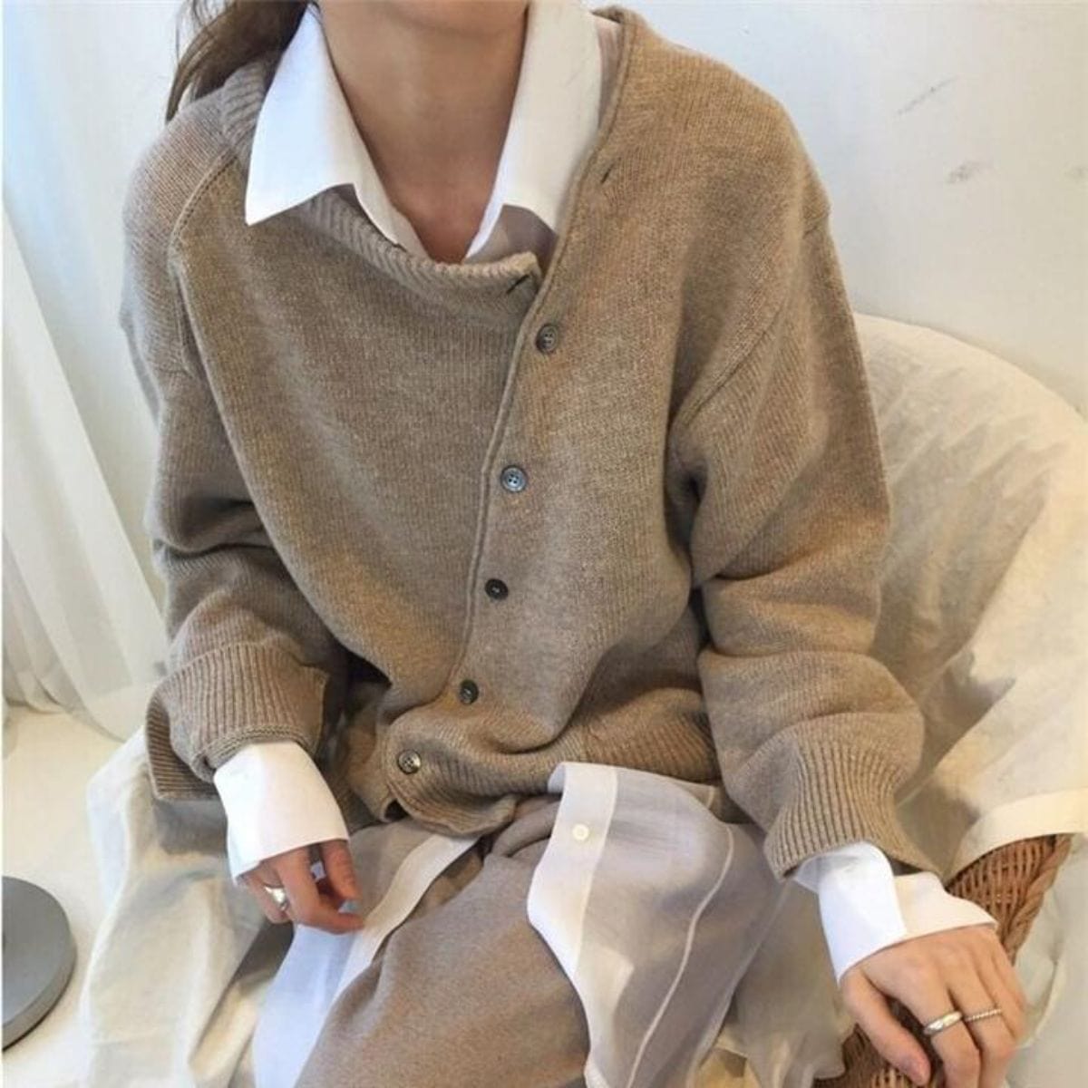 Cardigan Donna Morbido e Confortevole Stile Elegante Caldo - Brentozzi