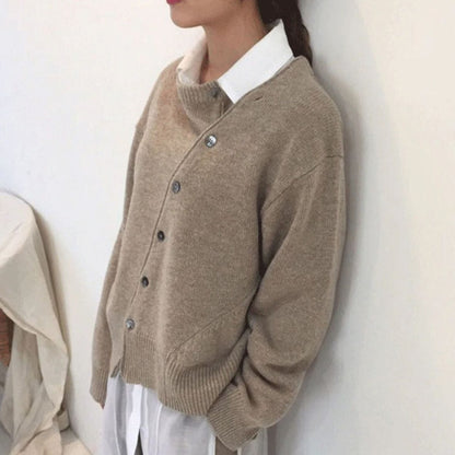 Cardigan Donna Morbido e Confortevole Stile Elegante Caldo