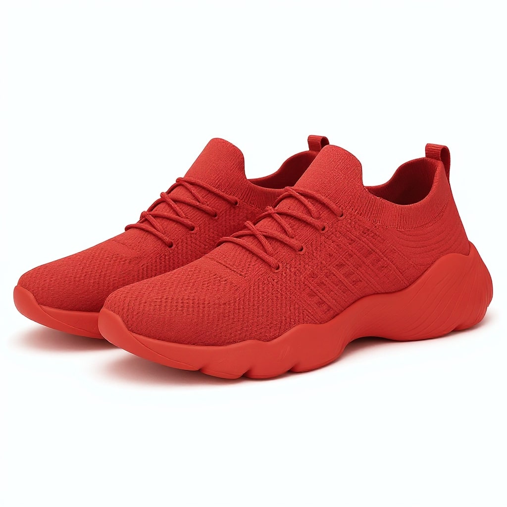 Sneaker Uomo in Tessuto Strickmesh con Lacci