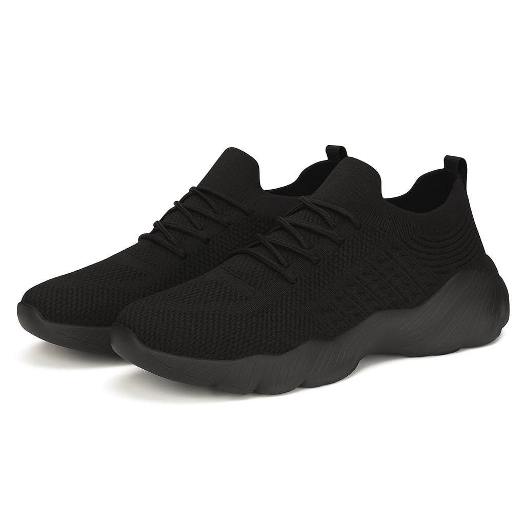 Sneaker Uomo in Tessuto Strickmesh con Lacci