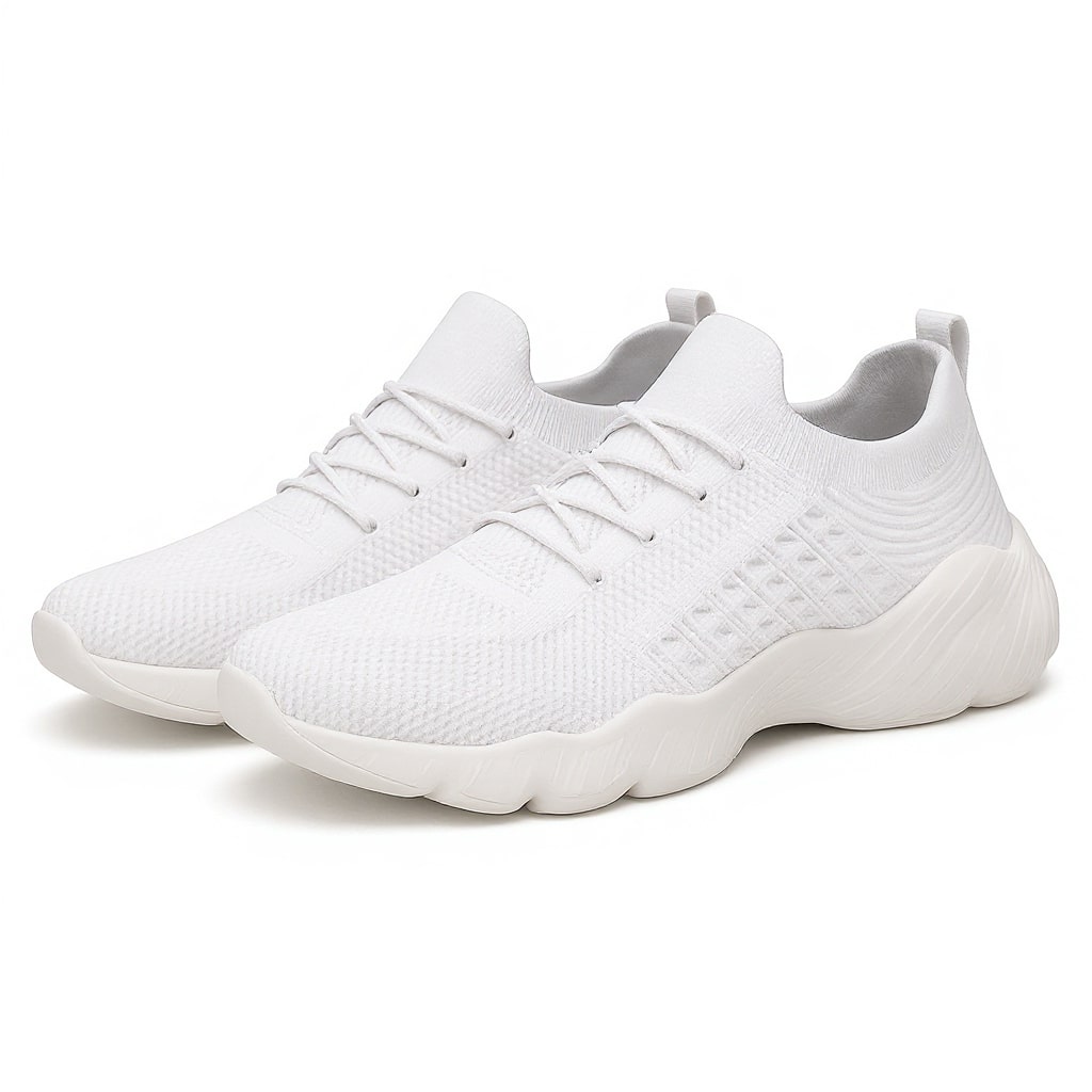Sneaker Uomo in Tessuto Strickmesh con Lacci