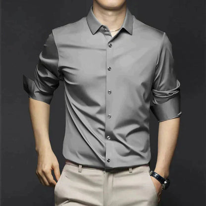 Camicia Uomo Antipiega Manutenzione Facile Comfort