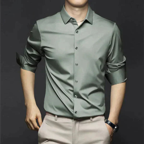 Camicia Uomo Antipiega Manutenzione Facile Comfort