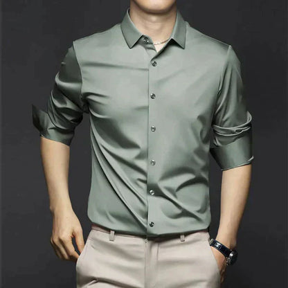 Camicia Uomo Antipiega Manutenzione Facile Comfort
