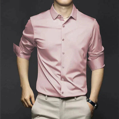 Camicia Uomo Antipiega Manutenzione Facile Comfort
