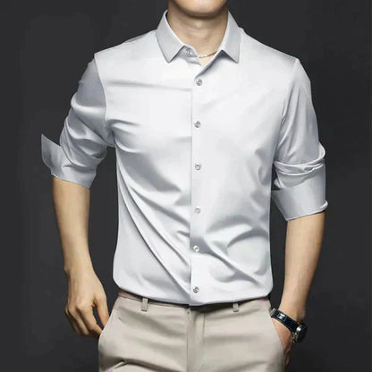Camicia Uomo Antipiega Manutenzione Facile Comfort