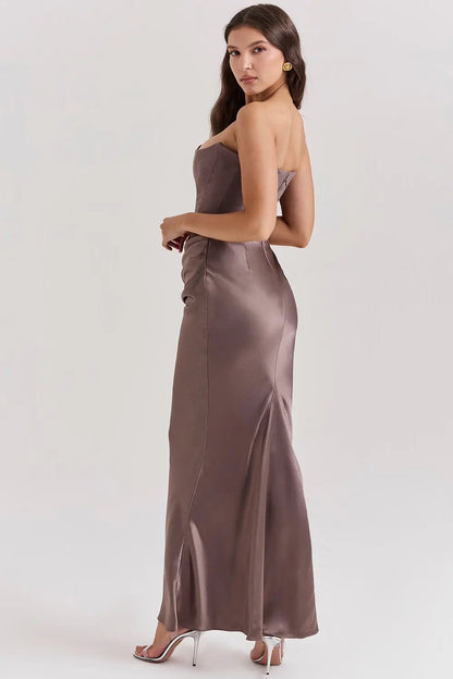 Abito Maxi Donna con Orlo Dritto