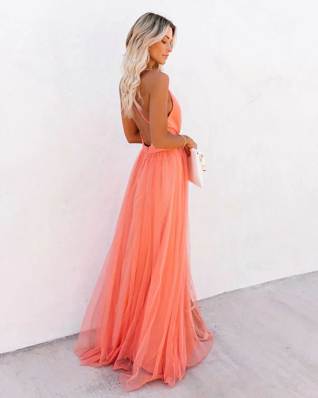 Abito Maxidress Donna Leggero Elegante Estate