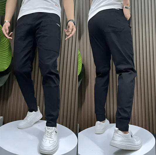 Pantaloni Cargo Uomo in Tessuto Stretch Vestibilità Regolare - Brentozzi