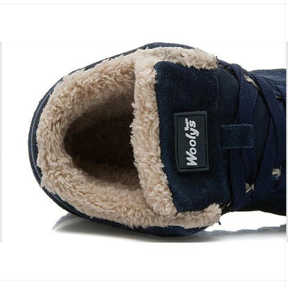 Sneakers Uomo Alte Invernali con Fodera in Pelliccia Sintetica