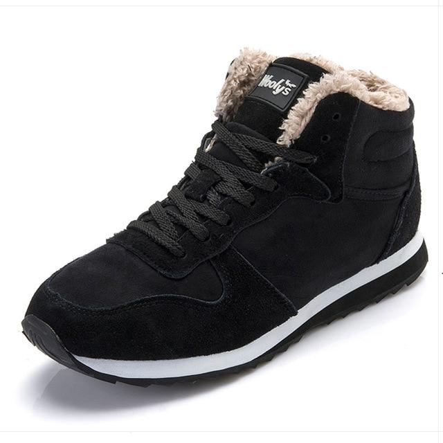 Sneakers Uomo Alte Invernali con Fodera in Pelliccia Sintetica