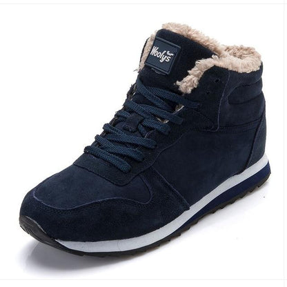 Sneakers Uomo Alte Invernali con Fodera in Pelliccia Sintetica