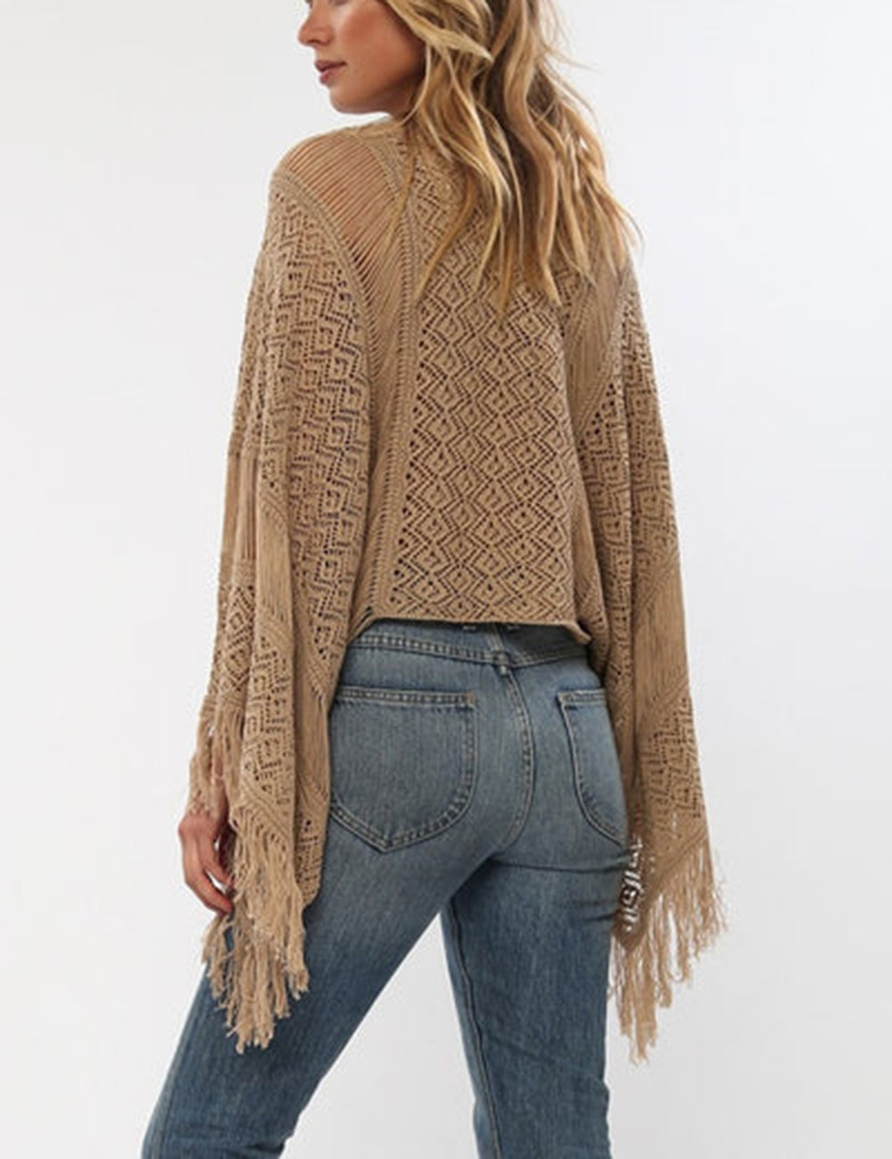 Maglione Donna in Maglia Lavorata a Mano Vestibilità Comoda